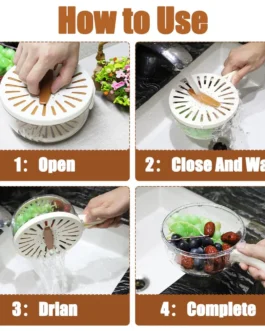 2 In 1 Vegetable Drainer And Strainer