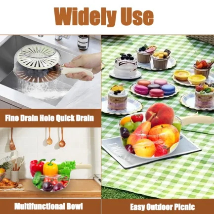 2 In 1 Vegetable Drainer And Strainer - Image 5