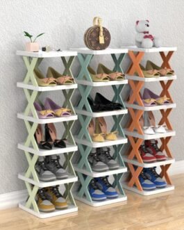 5-Layer Portable Shoe Rack Storage Organizer